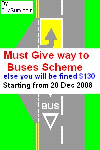 Must Give way to Buses Scheme